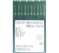 AGHI PER MACCHINA TAGLIA-CUCI GROZ-BECKERT B27 81X1 10 PEZZI IN TUTTE LE MISURE