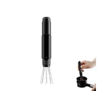 Aghi per mescolare caffè retrattili con 2 posizioni regolabili, erogatore di caffè magnetico, erogatore di aghi con 8 aghi (Nero T6188B)