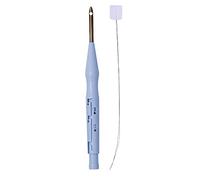 Aghi per Ricamo Regolabili, Strumento per Cucito Punch Needle, Set 1 Pezzo, ABS e Ottone - Manico Ergonomico, Regolazione Lunghezza Ago, Ideale per Principianti e Fai da Te