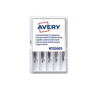 Avery NTGS005 Aghi Standard per Pistola Sparafili, 5 Pezzi