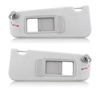 AGHXYUER Side Sun Visor Replacement Fits for 3er E90 E91 E84 X1 Left Driver Side Right Passenger Fabric ABS Plastic Sunshade Interior C/A Pair-B/Grey(B/Grey,C/Apair)