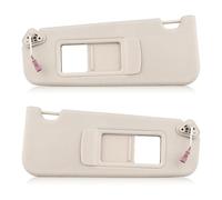 AGHXYUER Side Sun Visor Replacement Fits for 3er E90 E91 E84 X1 Left Driver Side Right Passenger Fabric ABS Plastic Sunshade Interior C/A Pair-B/Grey(A/Beige,C/Apair)