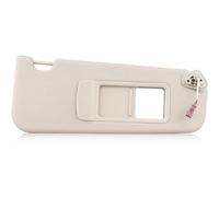 AGHXYUER Side Sun Visor Replacement Fits for 3er E90 E91 E84 X1 Left Driver Side Right Passenger Fabric ABS Plastic Sunshade Interior C/A Pair-B/Grey(A/Beige,B/Right)