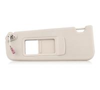 AGHXYUER Side Sun Visor Replacement Fits for 3er E90 E91 E84 X1 Left Driver Side Right Passenger Fabric ABS Plastic Sunshade Interior C/A Pair-B/Grey(A/Beige,A/Left)