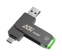 AGI ED138 Pro 1TB SSD Esterno Portatile USB 3.2 Gen 2 Dual per PC Laptop