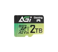 AGI TF138 2TB Scheda Micro SD con Adattatore SD Card MicroSDXC | Specifiche professionali A2, U3, V30. Velocità di lettura 170 MB/s per drone, dashcam, fotocamera e console Switch