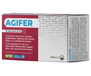 AGIFER integratore ricostituente 12 STICK 15ML