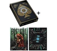 AGILE Artisan Black Carte da Gioco (Nero) by Theory11 + Bicycle Robotics