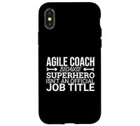 «Agile Coach Supereroe Agile Scrum Master» Custodia per iPhone X/XS