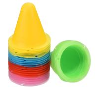 Agilità Coni,50pz Sport Coni Allenamento Marcatore Rotondo Testa,5 Colori