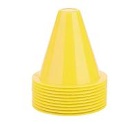 Agility Marker Cones, 10Pcs Sport Training Traffic Cones Cono di calcio sostituzione per allenamento di calcio.(giallo)