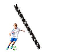 Agility Scaletta Jacob PU Foam 250 cm, da allenamento da calcio, design antiscivolo, scale da allenamento pieghevoli, attrezzature per allenamenti di velocità per patio, giardino, giardino
