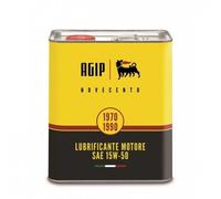 AGIP NOVECENTO OLIO 15W50 LUBRIFICANTE AUTO D'EPOCA STORICHE PERIODO 1970-1990