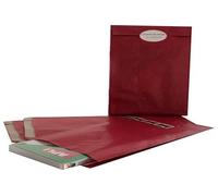 Agipa 101652 Buste Regalo - in carta Kraft, Medio, Rosso