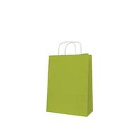 agipa 101848 - Borsa portadocumenti in carta Kraft, misura media, colore verde lime