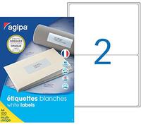 Agipa 102419 Privacy densità Etichette per spedizioni, 199,6 X 143,5 mm