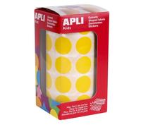 Agipa Apli Kids Sticker Creative "Rund", on Roll, Yellow Made di carta, non staccabile, 59 fogli, 30 adesivi per foglio - 1 pez NEW