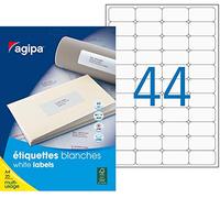 Agipa White Multipurpose 20 A4 50 x 25 Bianco 880pezzo(i) Etichetta autoadesiva