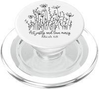 Agire giustamente uomini e donne cristiani che amano Dio & Gesù PopSockets PopGrip per MagSafe