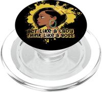 Agisci come una signora pensa come un capo regina nera melanina sista PopSockets PopGrip per MagSafe