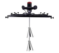 Agitatore ad aria, miscelatore for vernice, potente macchina miscelatrice elettrica da 3280 W con gancio di supporto ed elica pieghevole for agitatore for solvente di inchiostro(A)