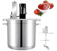 Agitatore automatico commerciale, macchina automatica del miscelatore dell'acciaio inossidabile con il raschietto di miscelazione a 4 lame, velocità regolabile, motore di rame puro, per zuppa di salsa