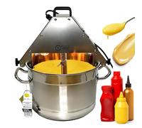 Agitatore automatico per salse, doppia paletta con fondo raschiante, ventilatore ausiliario, illuminazione, per marmellata, crema pasticcera, ingredienti solidi, materiale 201