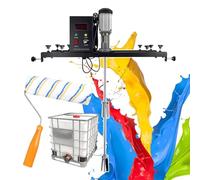 Agitatore centrifugo elettrico IBC Ton Barrel Paint Mixer con spazzola a rullo e doppia girante centrifuga for mescolare vernice/pigmento/tintura/mangime