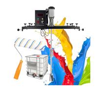 Agitatore centrifugo elettrico Ton Barrel Paint Mixer Machine con spazzola a rullo Doppia girante centrifuga for agitazione