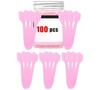 Agitatore cosmetico usa e getta - Bacchetta di miscelazione di bellezza precisa, applicatore piatto sottile con manico, legno liscio con punta, risorsa versatile, cucchiaio facciale sfuso per il