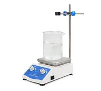 Agitatore da Laboratorio, Agitatore magnetico riscaldante con display digitale, agitatore termostatico, piastra riscaldante da laboratorio, miscelatore magnetico, velocità regolabile 1600 giri/min