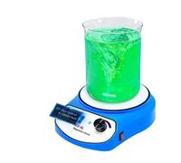 Agitatore da LABORATORIO, Attrezzatura for miscelatore di liquidi con digitale mini agitatore magnetico da 3000 ml 5000 due ancorette(DXY-MSA-3L)