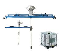 Agitatore d'aria con miscelatore pneumatico ad alta efficienza, albero ed eliche SUS, agitatore di vernice, agitatori d'aria con staffa, for agitatore dissolutore di inchiostro(Three-cylinder)