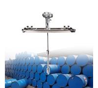 Agitatore d'aria for serbatoio IBC, agitatrice pneumatica for serbatoio da 1000 litri, miscelatore pneumatico orizzontale for vernice, con staffa regolabile in acciaio inossidabile(3/4Horsepower)