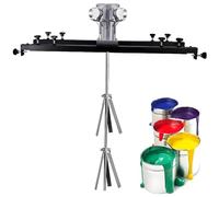 Agitatore d'aria IBC, miscelatore elettrico for serbatoio 1/2HP 3/4HP 1HP, agitatore for vernice, staffa for solvente di inchiostro(Large5cylinders)