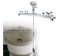 Agitatore d'aria IBC, miscelatore pneumatico for serbatoio da 1 tonnellata, elica pieghevole, trave a lunghezza regolabile, for materiali di rivestimento di vernice viscosi(3/4HorsePower)