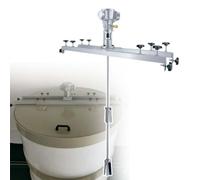 Agitatore d'aria IBC, miscelatore pneumatico for serbatoio da 1 tonnellata, elica pieghevole, trave a lunghezza regolabile, for materiali di rivestimento di vernice viscosi(1/2HorsePower)