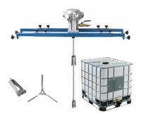 Agitatore d'aria IBC, miscelatore pneumatico for vernice da 265 galloni, elica pieghevole, miscelatore a staffa, strumento di miscelazione for agitatore di vernice, speciale for tonnellate IBC