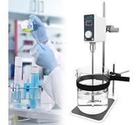 Agitatore Elettrico Ad Asta 10l/20l LCD Miscelatore Digitale da Laboratorio 8000-16000mpa.s Asta di Agitazione Regolabile in Tempo E velocità, 10L, 110V