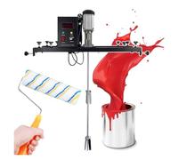 Agitatore elettrico for solvente di vernice, agitatore for rivestimento, miscelatore pneumatico for serbatoio da 1 tonnellata, doppia girante centrifuga, con spazzola a rullo