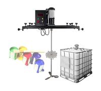 Agitatore elettrico IBC da 1000 litri, miscelatore for serbatoi in acciaio inossidabile da 0 a 1000 giri/min, regolabile da 720 a 1200 mm, for vernice, rivestimento, colla, cemento