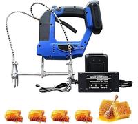 Agitatore Elettrico per Api Potenziato Con Macchina per Scuotimento Dei Telaini Dell'arnia, Rimozione Delle Api Ad Alta Velocità 2700 Giri/Min, Estrattore Mie*le Regolabile 4 Velocità 1*Battery-Blue