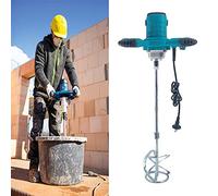 Agitatore elettrico per calcestruzzo, 2600 W, agitatore elettrico, agitatore per malta, agitatore, agitatore, agitatore per malta, agitatore per cemento, 1500 giri/min, maniglie ergonomiche,