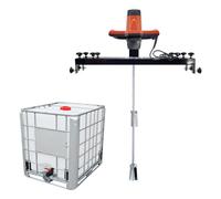 Agitatore elettrico portatile, miscelatore di vernice con elica pieghevole da 3000 W, dispositivo di agitazione aria-liquido da 150 a 800 giri/min for vernice, polvere, mangimi, cemento