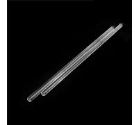 Agitatore for agitazione da laboratorio, lunghezza 20 cm, 2 pezzi, asta di agitazione in vetro da 6 mm di diametro for uso in laboratorio, miscelatore a buretta trasparente