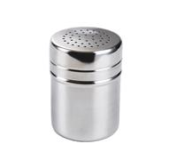 Agitatore for polvere in acciaio inossidabile da 5 pezzi con coperchio, setaccio a rete multifunzionale for strumento essenziale for lo zucchero for spolverare la cottura e pasticceria per Spezie