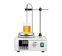 Agitatore Magnetico Con Display Digitale Della Temperatura - 0-2400 Giri/min, Capacità 1000 Ml, Piastra Riscaldante in Acciaio Inox, Riscaldamento Costante Fino A 99 °C, Per Laboratorio,A