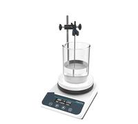 Agitatore magnetico con display digitale riscaldante, agitatore termostatico, piastra da laboratorio, miscelatore 20 litri per Laboratorio(HS5Pro(2L LCD))