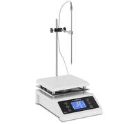 Steinberg Systems Agitatore Magnetico con Piastra Riscaldante Miscelatore Laboratorio SBS-MR-2000 (2.000 giri/min, 600 W, Acciaio rivestito, Ceramica)