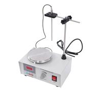 Agitatore Magnetico Con Piastra Riscaldante Da 2000 Ml, For Laboratorio, Display Digitale Della Temperatura, Supporto For Barra Di Agitazione, 250 W Mescola energicamente